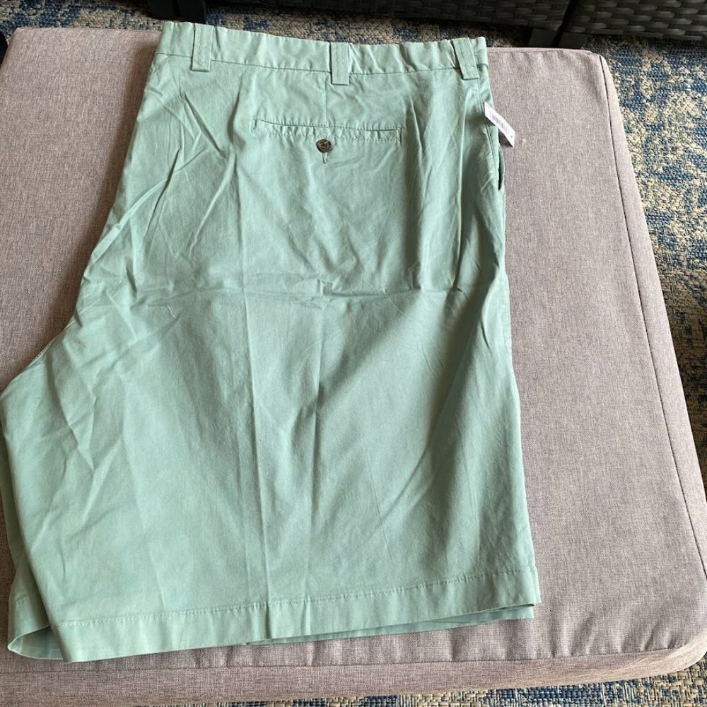 Men's Slim-Fit 7" Flat-Front Comfort Stretch Chino Short, Size 60 - Picture 2 of 6